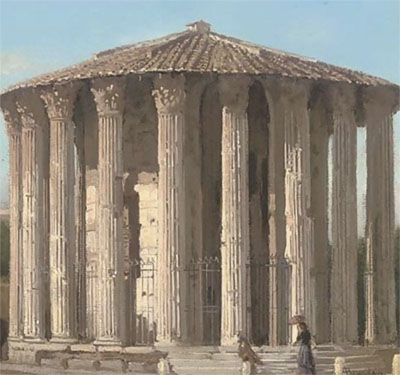 Antonietta Brandeis,Temple rond du Forum Boarium (1878-1893, date indéterminée)